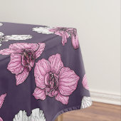 Nappe Fleurs d'orchidées roses (In Situ)