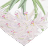 Nappe Fleurs Élégantes Lys Rose Pâle (Angle)