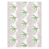 Nappe Fleurs Élégantes Lys Rose Pâle (Devant)