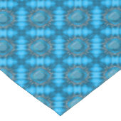 Nappe Fleurs en métal bleu turquoise avec Motif Gems (Angle)