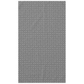 Nappe Fleurs en métal gris argenté avec Motif Gems (Devant)