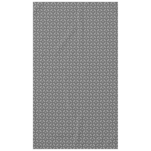 Nappe Fleurs en métal gris argenté avec Motif Gems (Devant)