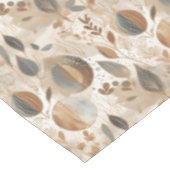 Nappe Fleurs et Feuilles modernes de tons de terre (Angle)