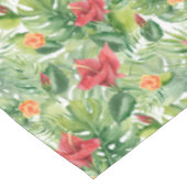 Nappe Fleurs et feuilles tropicaux (Angle)