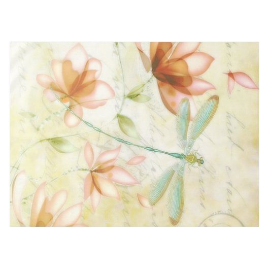 Nappe Fleurs et libellules (Devant (Horizontal))
