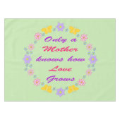 Nappe Fleurs et papillons de la Fête des mères (Devant (Horizontal))