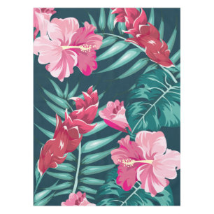 Nappe Fleurs exotiques estivales