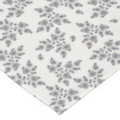 Nappe Fleurs fantaisistes grises (Angle)