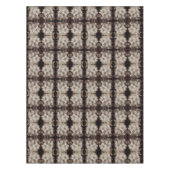 Nappe Fleurs Fleurs Noir Et Blanc Tint Abstrait (Devant)