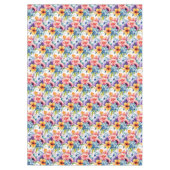 Nappe Fleurs florales aux couleurs de printemps chic (Devant)