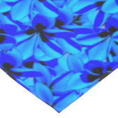 Nappe Fleurs Frangipani Bleues, (Angle)