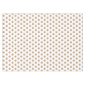 Nappe Fleurs Frangipani rose sur blanc (Devant (Horizontal))