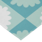 Nappe Fleurs géométriques modernes du milieu du siècle N (Angle)