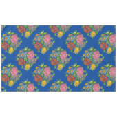 Nappe Fleurs hongroises en bleu profond (Devant (Horizontal))