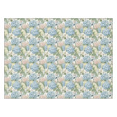 Nappe Fleurs, hydrangées, roses vintages, roses roses ro (Devant (Horizontal))