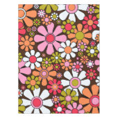 Nappe Fleurs Jardin Rétro Super 60s Motif Floral (Devant)
