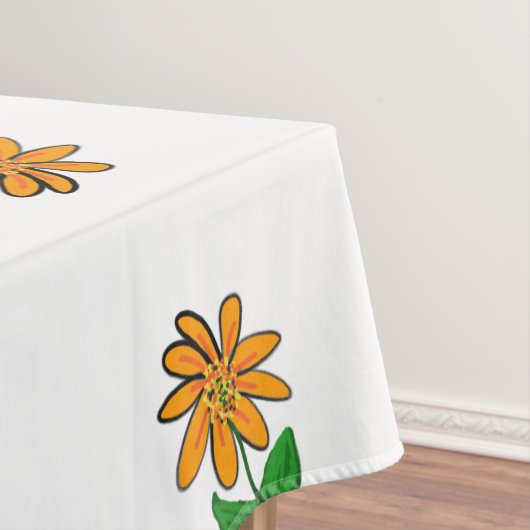Nappe Fleurs Jaune Orange (In Situ)