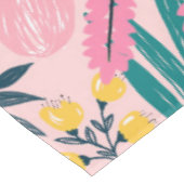 Nappe Fleurs Jaunes Jolies Rose Florales (Angle)