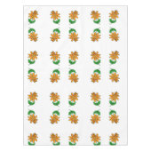 Nappe Fleurs jaunes orange (Devant)