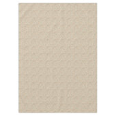 Nappe Fleurs jetées sur fond beige clair - motif sans fi (Devant)