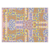 Nappe Fleurs marguerites modernes en Patchwork sur Périw (Devant (Horizontal))
