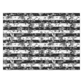 Nappe Fleurs Maximalistes Blancs Noirs (Devant (Horizontal))