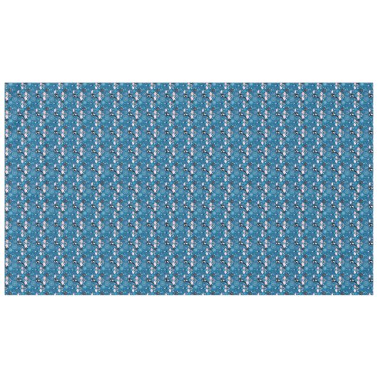 Nappe Fleurs mignonnes flamants gos motif (Devant (Horizontal))