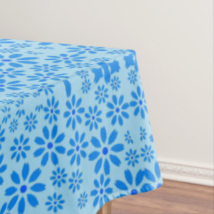 Nappe Fleurs minuscules Motif.Bleu 02.b LBlue BG