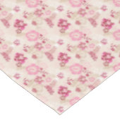 Nappe Fleurs modernes roses mignonnes motif Haut basket (Angle)