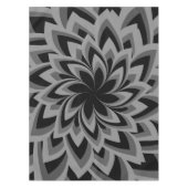 NAPPE FLEURS NOIRES ET BLANCHES (Devant)