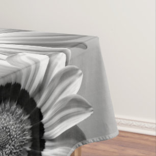 Nappe Fleurs noires et blanches