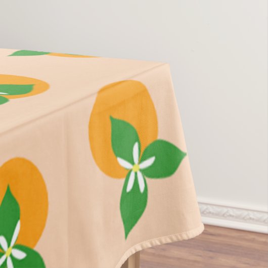 Nappe Fleurs oranges (In Situ)