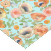 Nappe Fleurs oranges de printemps (Angle)