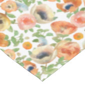 Nappe Fleurs oranges de printemps (Angle)