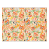 Nappe Fleurs oranges de printemps (Devant (Horizontal))