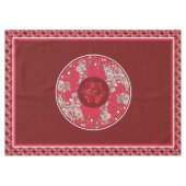 Nappe Fleurs pour Noël (Devant (Horizontal))