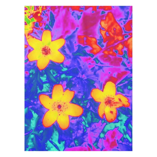 Nappe fleurs psychédéliques 4 (Devant)