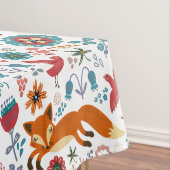 Nappe Fleurs Rétro mignonnes Foxes & Oiseaux Motif (In Situ)