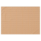 Nappe Fleurs Rétro Style Terracotta Marron (Devant (Horizontal))