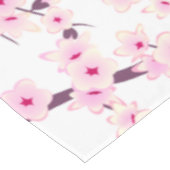 Nappe Fleurs rose et blanc de cerisier en fleurs (Angle)