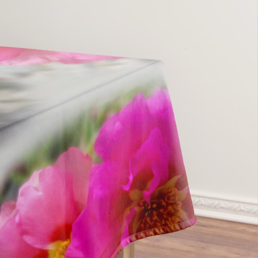 Nappe Fleurs roses au soleil (In Situ)