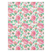 Nappe Fleurs roses brillantes Fille Motif (Devant)