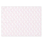 Nappe Fleurs roses Bubblegum, Petite impression Florale (Devant (Horizontal))