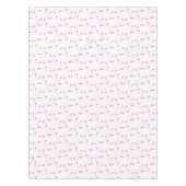 Nappe Fleurs roses Bubblegum, Petite impression Florale (Devant)