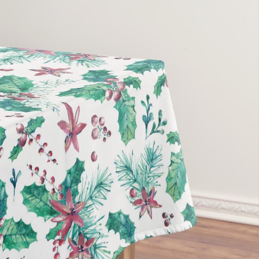 Nappe Fleurs roses et baies sèches (In Situ)