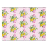 Nappe Fleurs roses et jaunes (Devant (Horizontal))