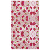 Nappe Fleurs roses et rouges - Floral (Devant)