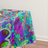 Nappe Fleurs roses et violettes Abstraites (In Situ)