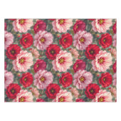 Nappe Fleurs roses, rouges et mauves  (Devant (Horizontal))