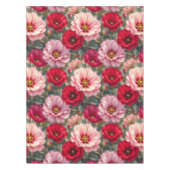 Nappe Fleurs roses, rouges et mauves  (Devant)